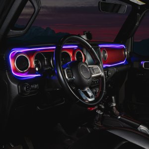 Jeep Gladiator JT LED Dash Strip Kit - Interior - ORACLE Lighting - Dynamic ColorSHIFT - `20-`23